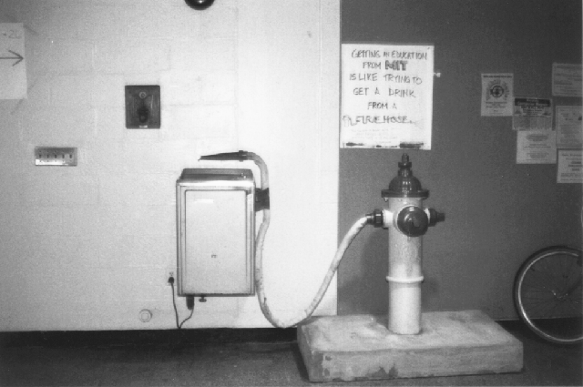 Firehose Drinking Fountain